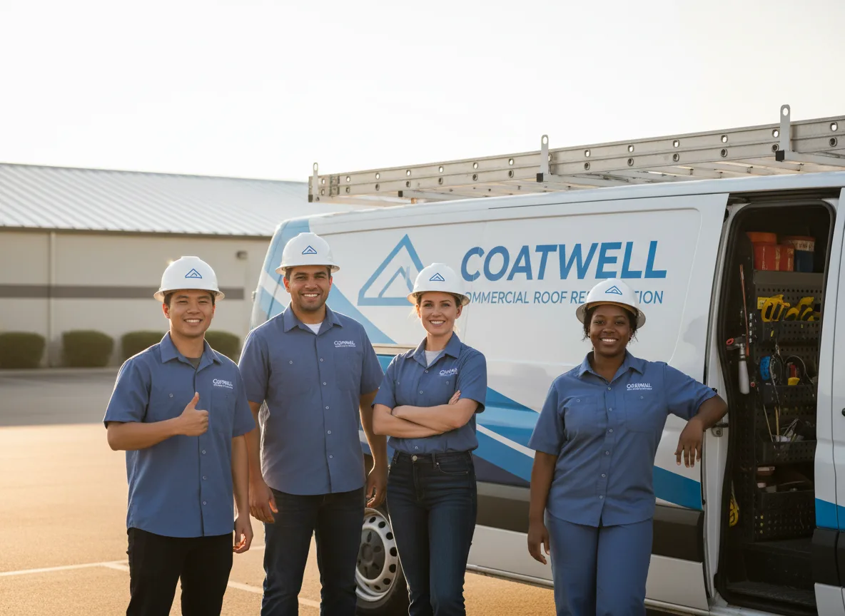 Commercial roof coating company in Somerset, CA